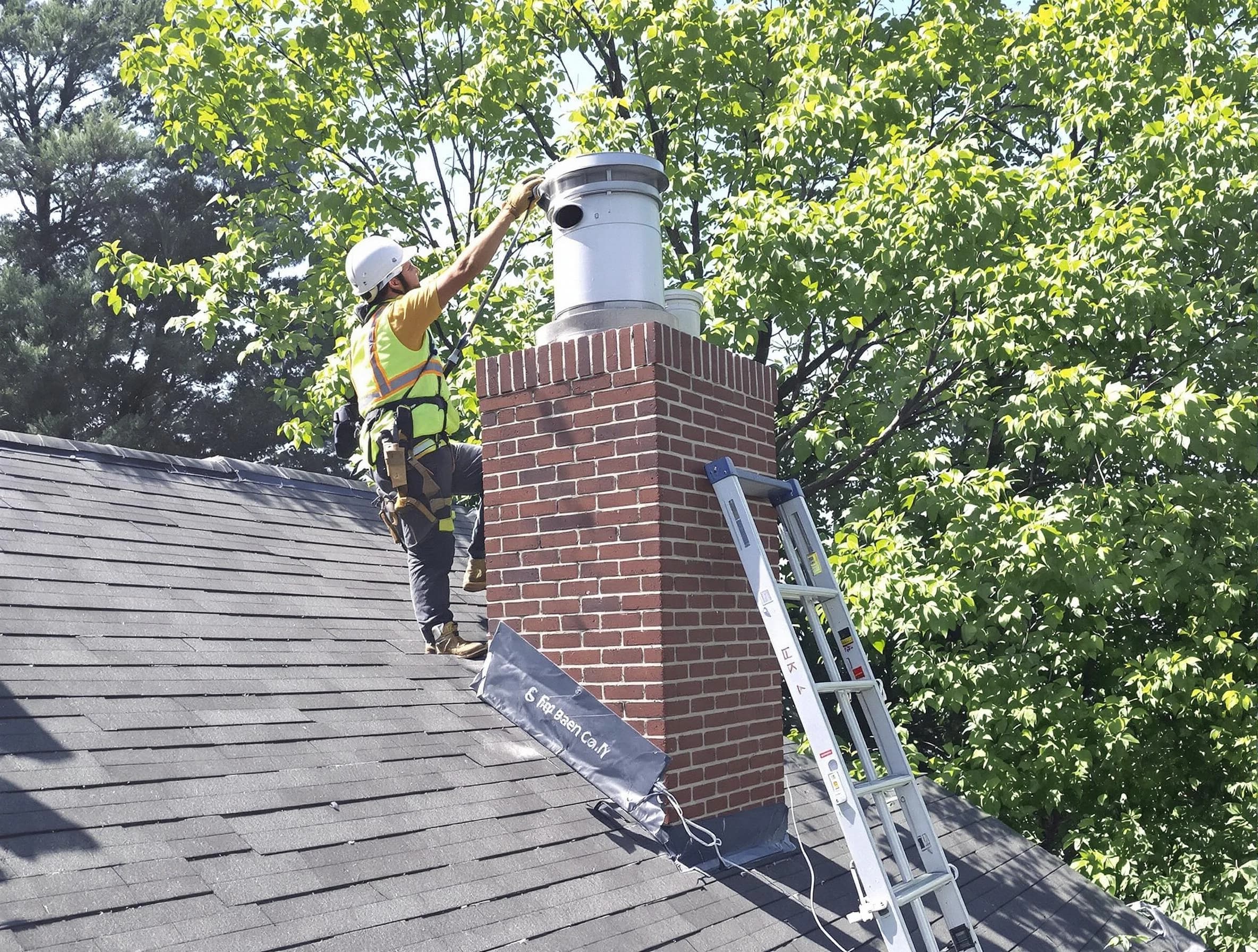 Chimney liner inspection by Garfield Chimney Sweep in Garfield, NJ