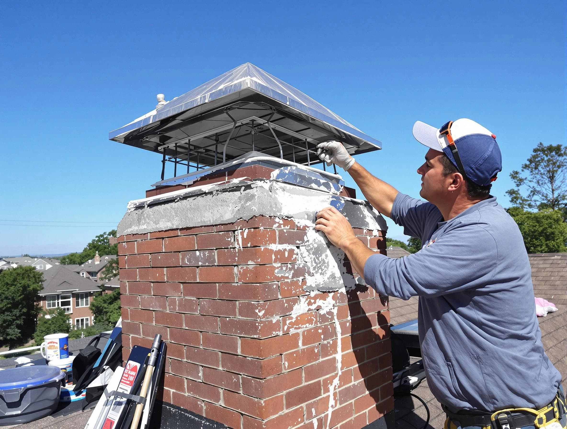 Chimney Crown Services service in Garfield, NJ