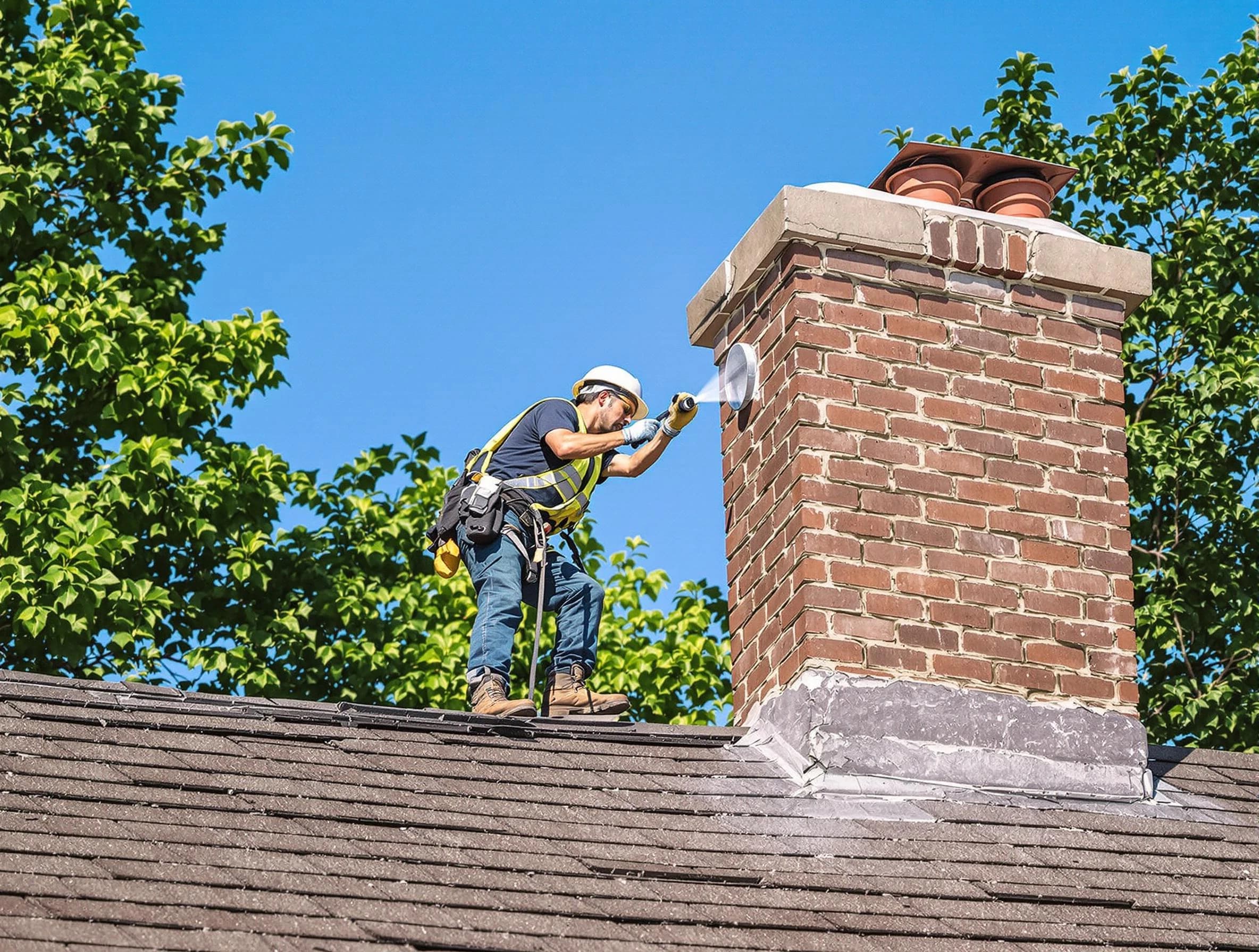 Garfield Chimney Sweep performing an inspection with advanced tools in Garfield, NJ