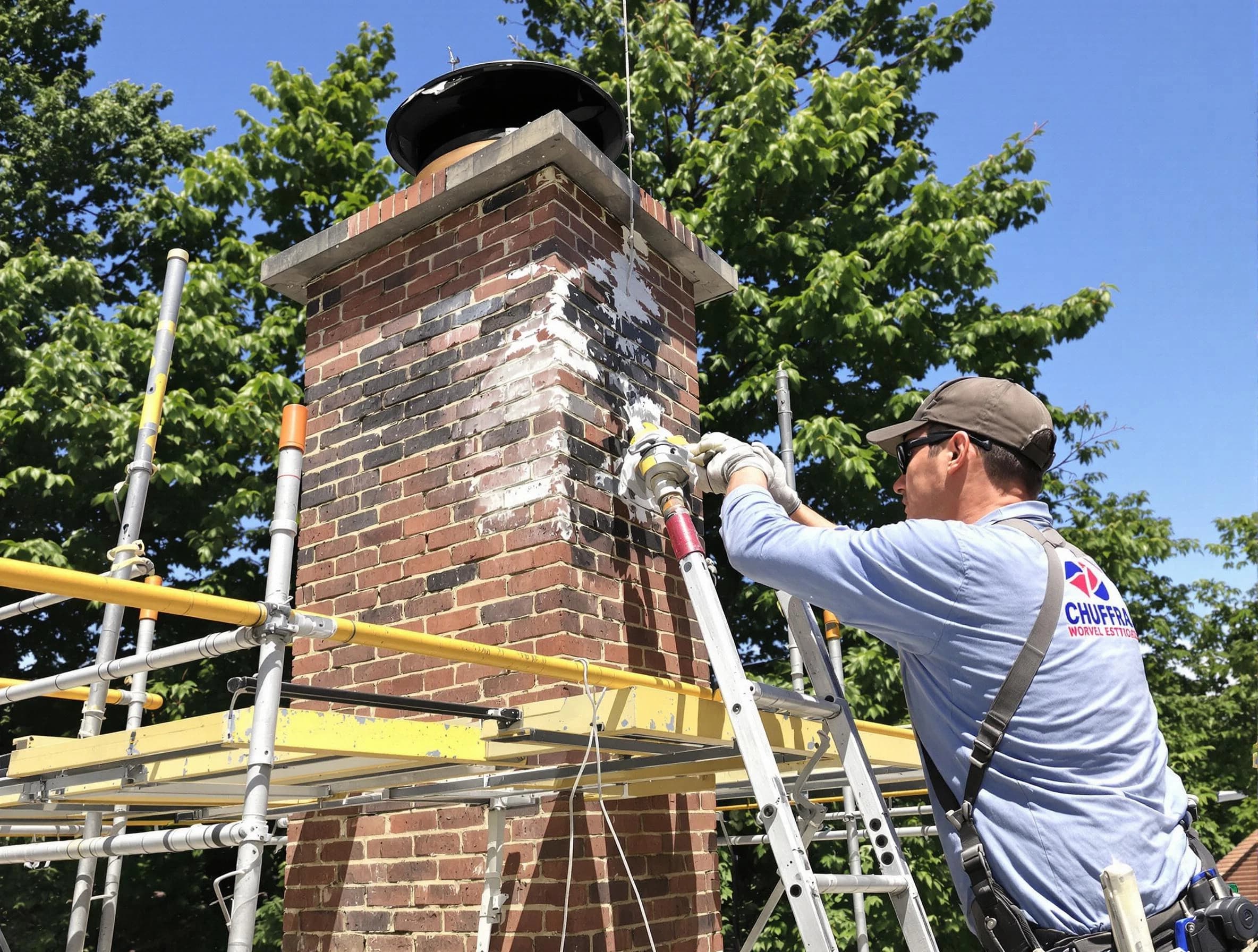 Structural chimney repair by Garfield Chimney Sweep in Garfield, NJ