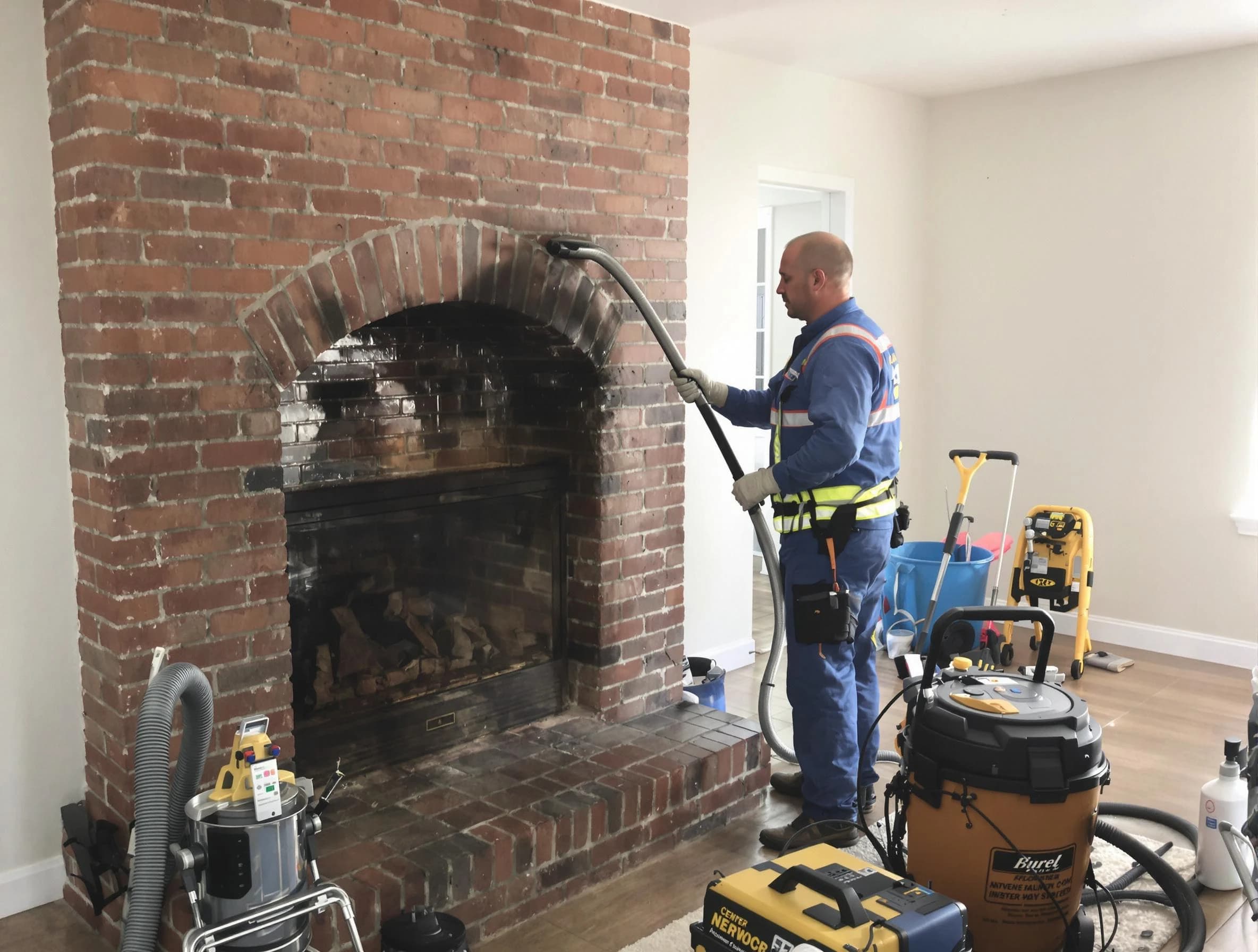 Garfield Chimney Sweep expert performing detailed chimney sweep in Garfield, NJ