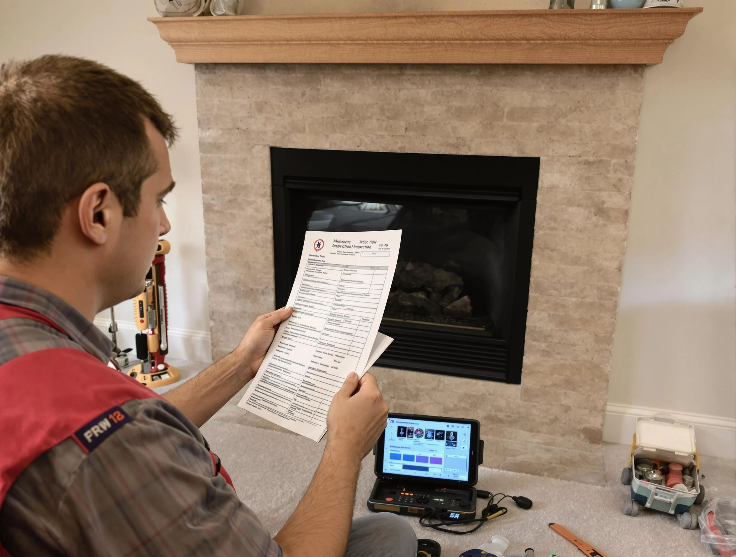 Thorough chimney inspection by Garfield Chimney Sweep in Garfield, NJ