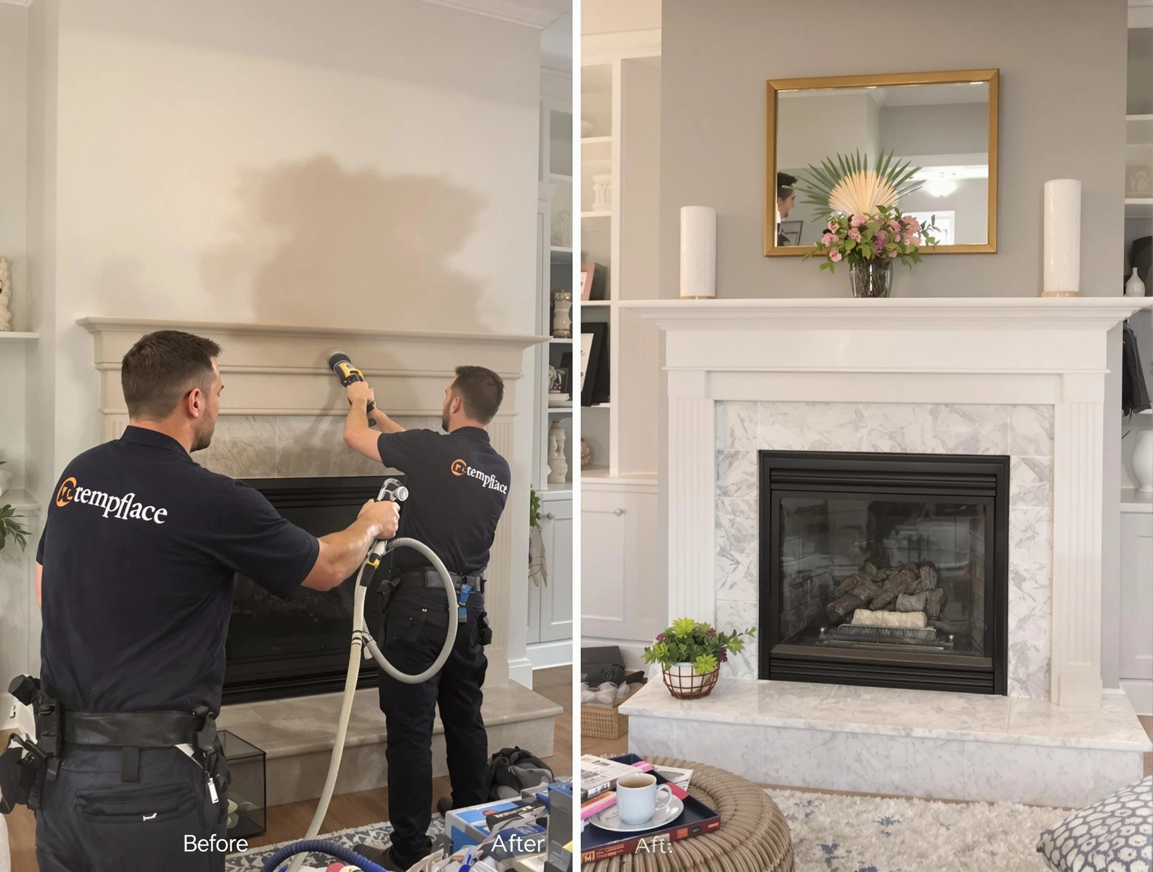 Professional soot removal by Garfield Chimney Sweep team in Garfield, NJ